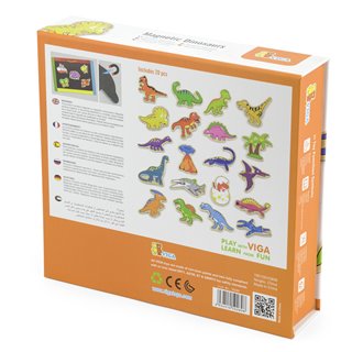 Viga Toys - Magnete - Dinosaurierwelt
